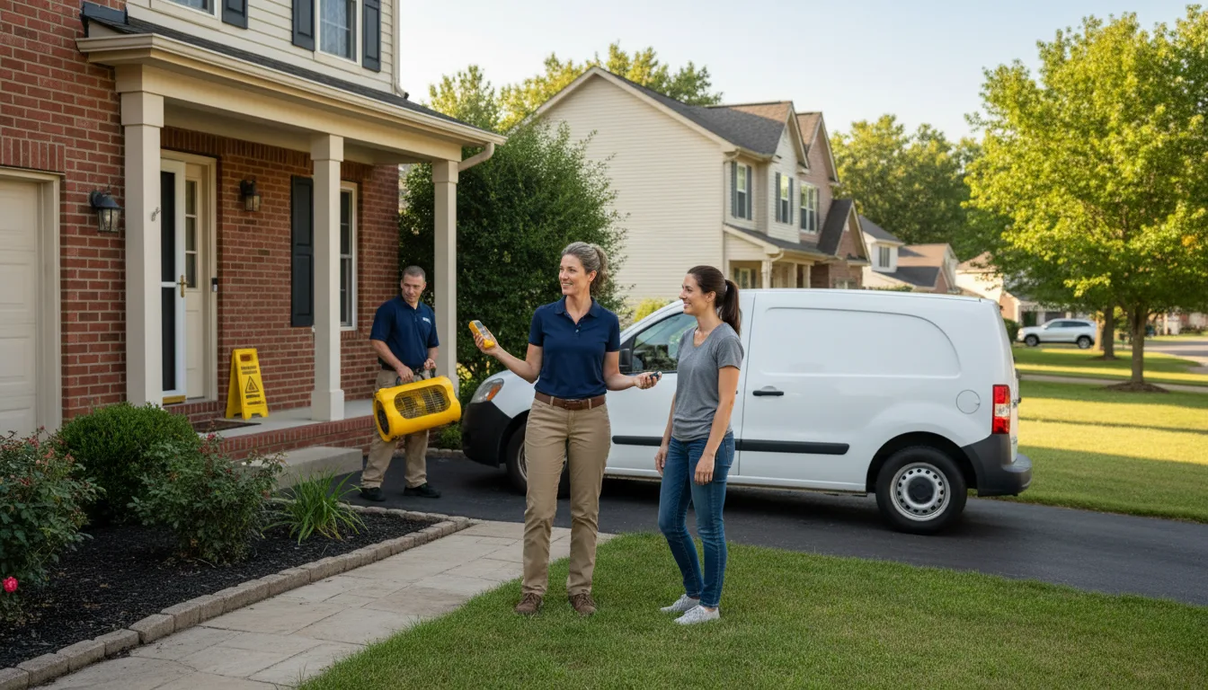 Water restoration image for Dehumidification And Cleanup Services in Aumsville, OR
